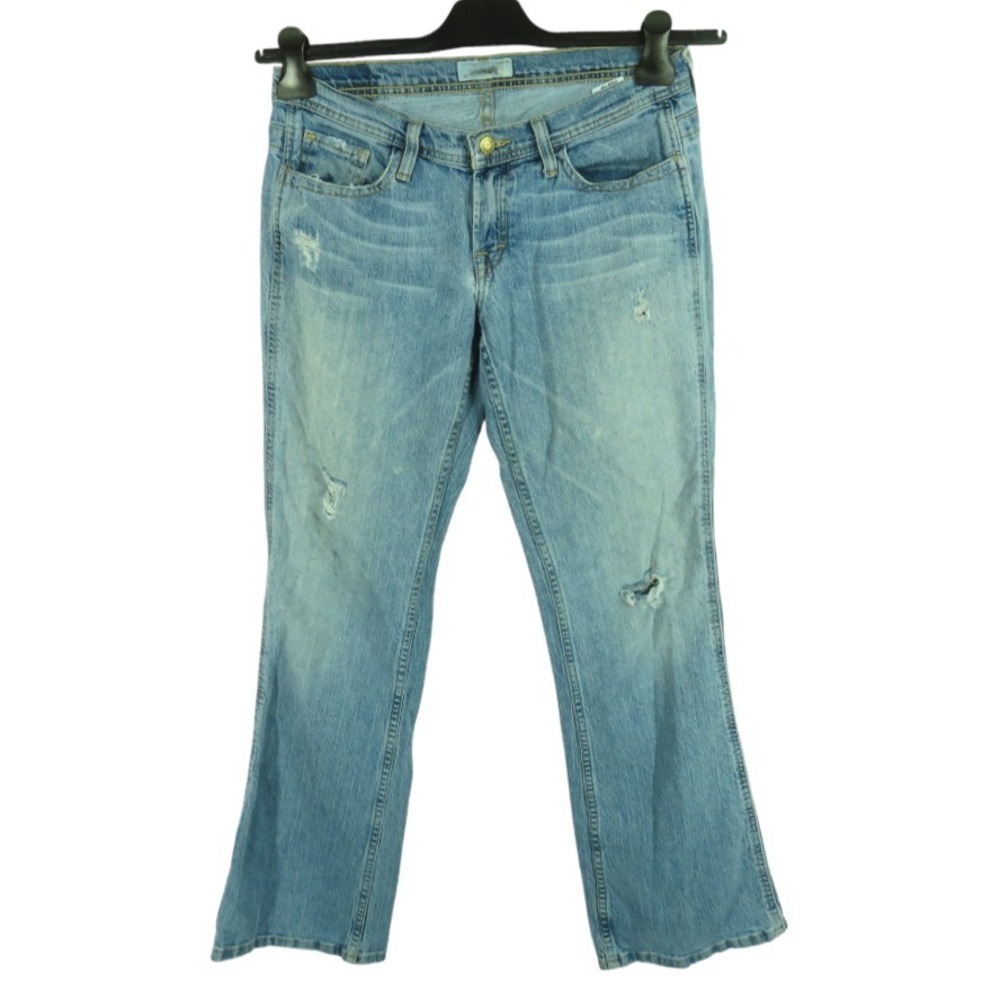 OLDER STYLE Y2K American Eagle Jeans LOW RISE BOOT CUT Stretch Distressed 6 REG